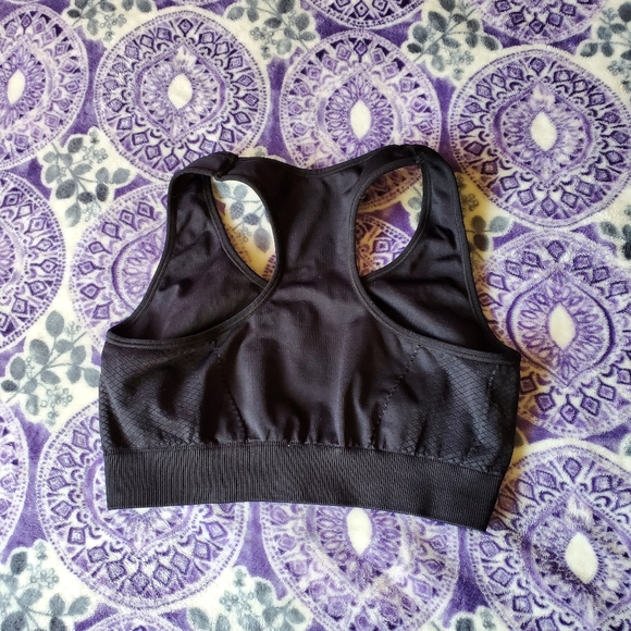 Black Sports Bra - Picture 2 of 5